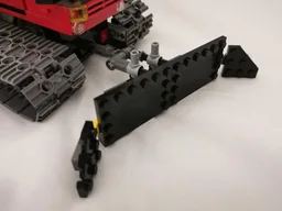 Snow plow for Pistenbully