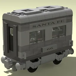 Mini Santa Fe Super Chief Dining Car