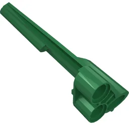 Technic Panel Fairing # 8 Small Long, Large Hole, Side B / Green