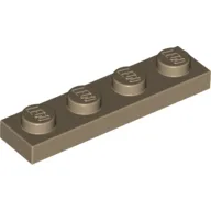 Plate 1 x 4 / Dark Tan