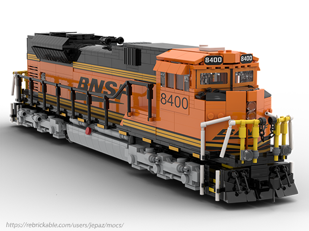 Lego Burlington Northern Santa Fe BNSF 8400 SD70ACE