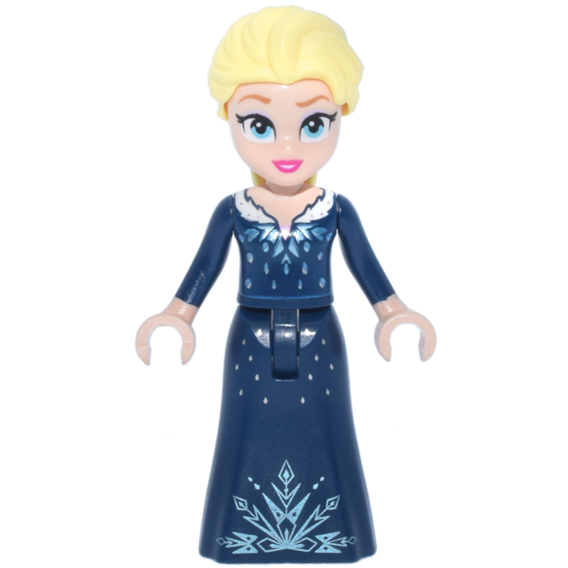 Lego Elsa, Dark Blue Dress