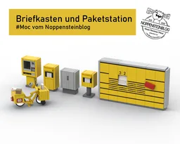 Briefkasten und Paketstation | postbox and package station