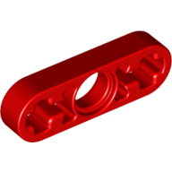 Lego Technic Beam 1 x 3 Thin / Red
