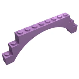 Brick Arch 1 x 12 x 3 / Medium Lavender