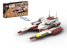 75342 - redesigned "Republic Fighter Tank" (Alternative MOC)
