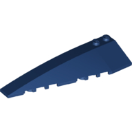 Lego Brick Wedged, Curved 10 x 3 Left / Dark Blue