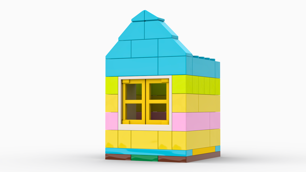 Lego 10698 House (pen stand)