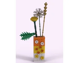 Brick Vase Tricolore
