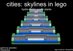 hydro-electric dams pack(cities: skylines in lego)