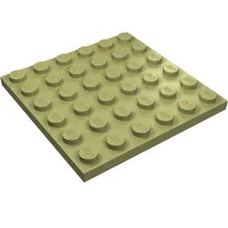 Plate 6 x 6 / Olive Green