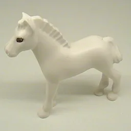 Belville, Animal, Horse / Foal with Dark Orange Iris / White