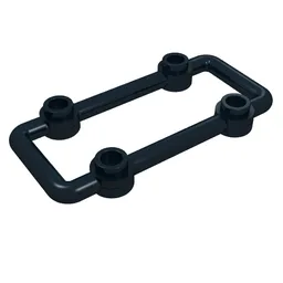 Lattice 3 x 6 Module with Studs / Black