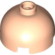 Lego Brick Round 2 x 2 Dome Top, Vented Stud / Light Nougat