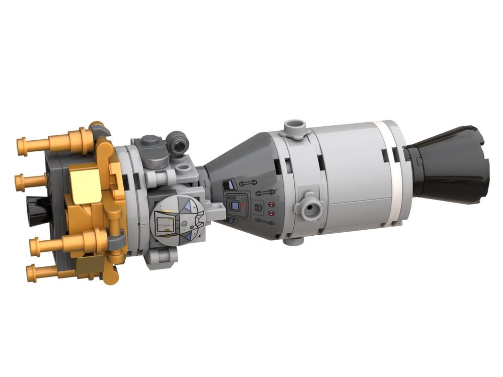 Lego Apollo Docked CSM/LM 1:110