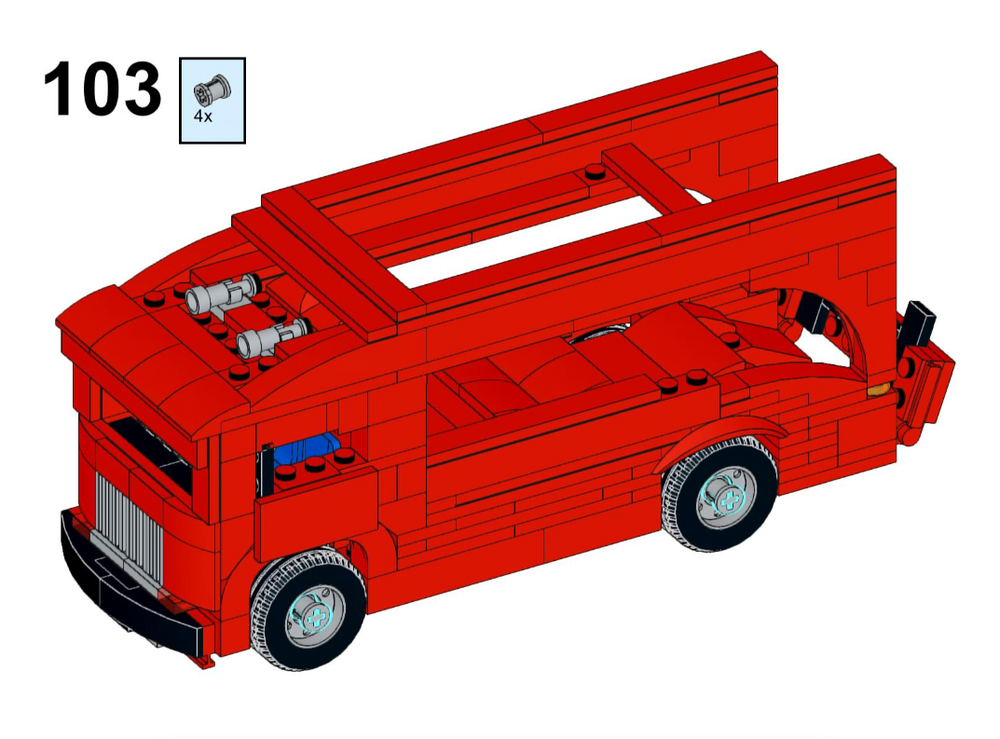 Lego 75913 Vintage Fiat transporter