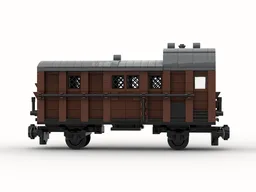 Caboose Freight Wagon (8w)