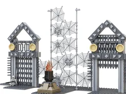 Portcullis and Fire Cauldron
