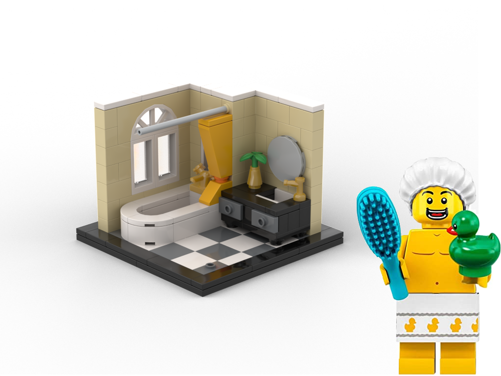 Lego Display Base for Shower Guy