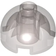 Brick Round 2 x 2 Dome Top, Hollow Stud / Trans-Brown