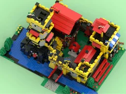 Yellow Lion Head Castle