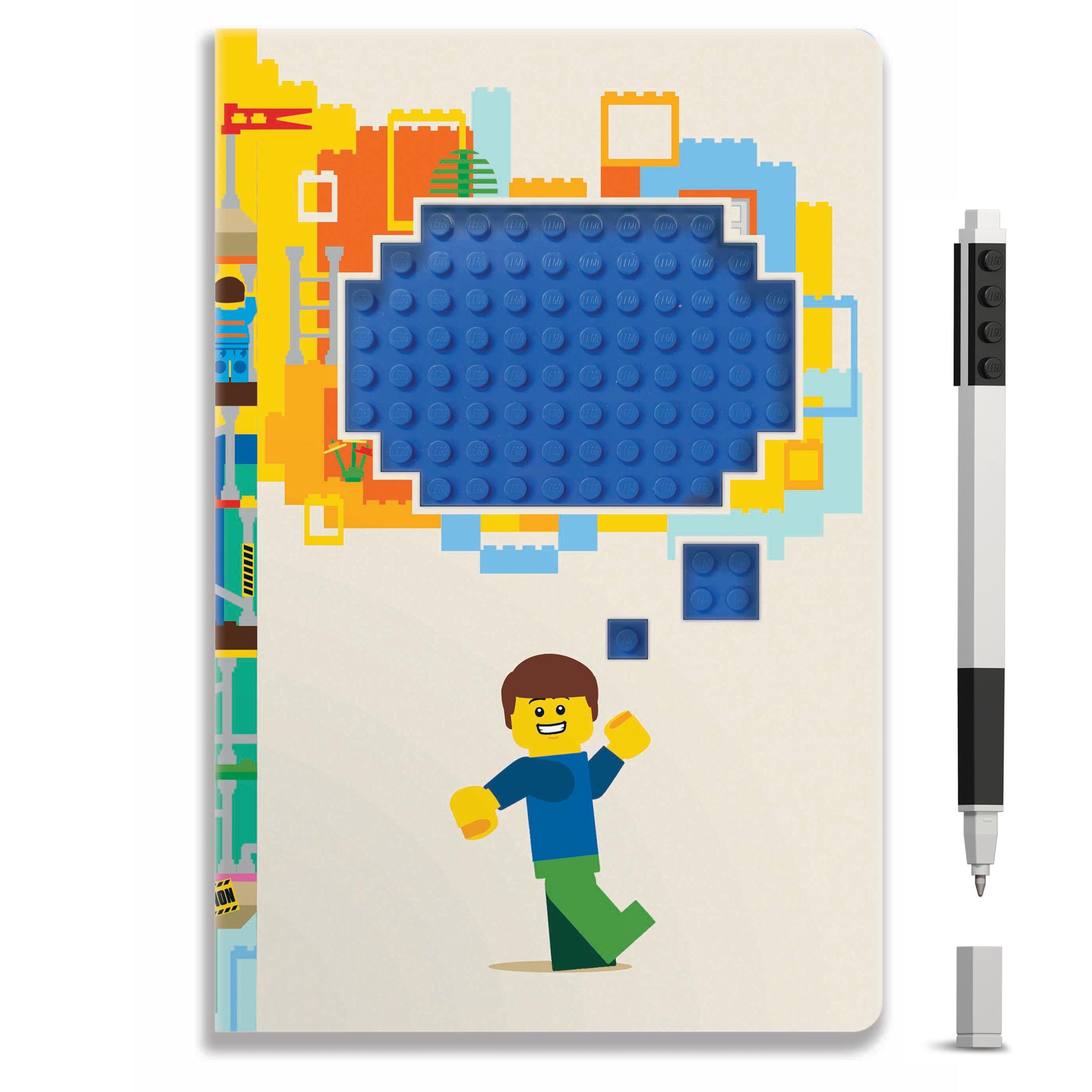 Lego Thoughts Notebook and Gel Pen