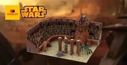 SW Episode 2 Attack of the Clones UCS Petranaki Geonosian Arena (Minifigure Scale)