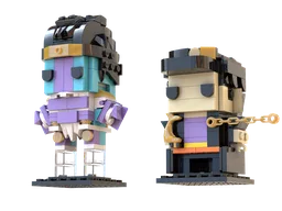Jotaro & Star Platinum Brickheadz (JoJo's Bizarre Adventure)