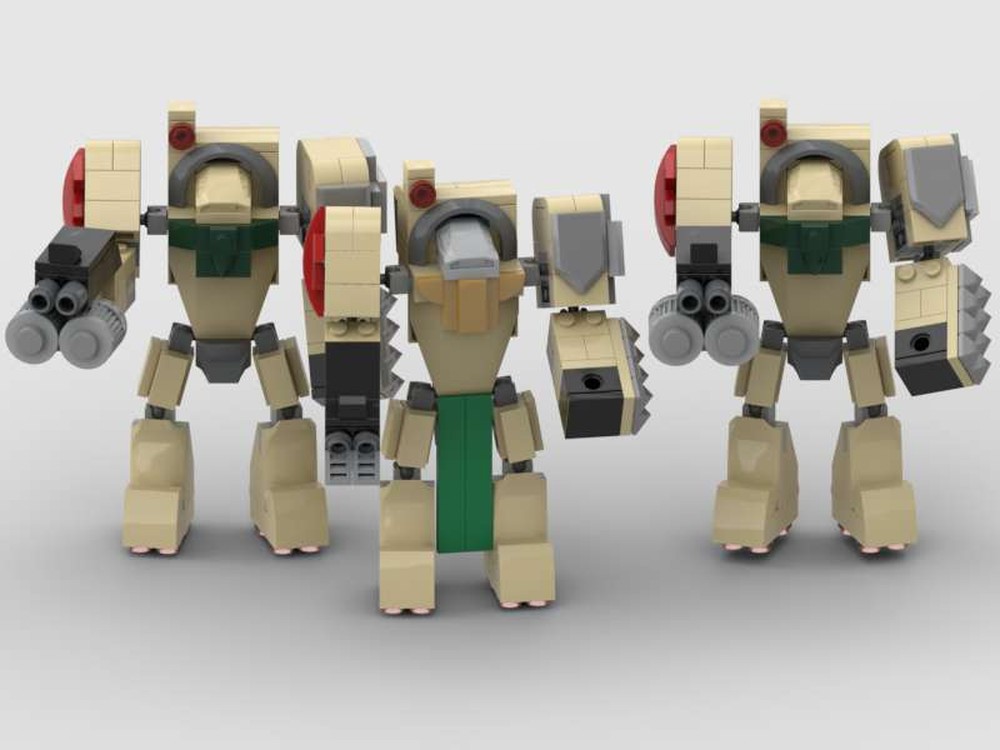 Lego Sentinel 1.7b (Warhammer 40k Dark Angel Terminator Style)