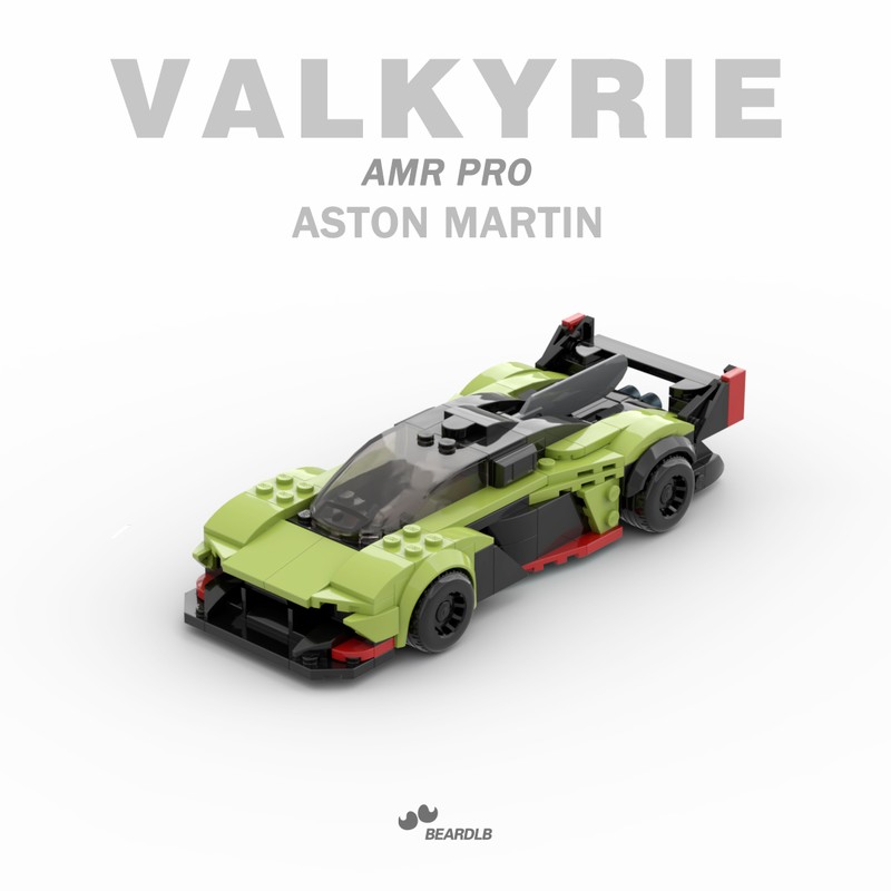 Lego Aston-Martin Valkyrie-AMR-Pro 8wide（speed champions）