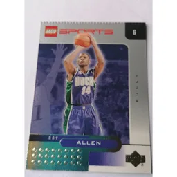 Trading Card, NBA: Ray Allen, Milwaukee Bucks #34 (Gold Leaf) / [No Color/Any Color]