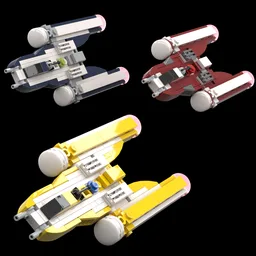 Republic BTL-B Y_Wing Trio - 1 : 144 Scale - Mini