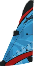 Sail, Triangular, with Wave and Gears Print