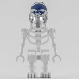 Akator Skeleton with Crystal Skull