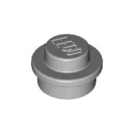 Plate Round 1 x 1 with Solid Stud / Light Bluish Gray