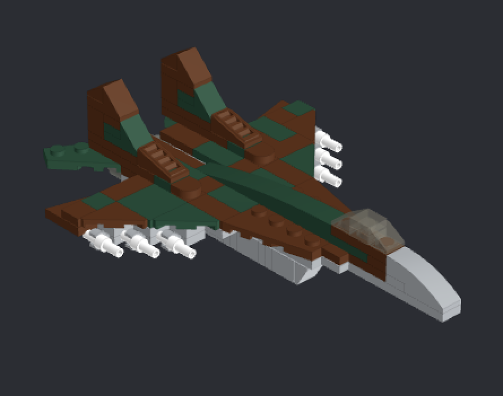 Lego East German MiG-29 mod of MOC-207514