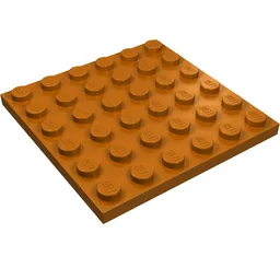 Plate 6 x 6 / Dark Orange