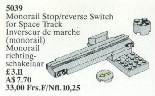 Lego Monorail Stop / Reverse Switch