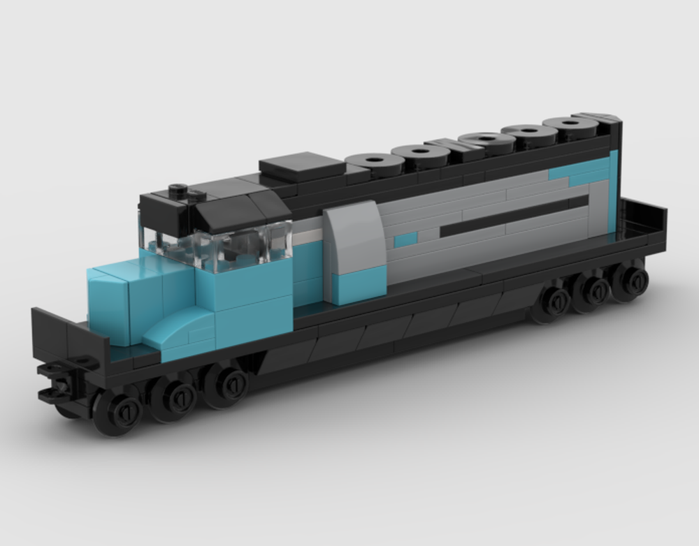 Lego Maersk EMD SD40-2 4-wide