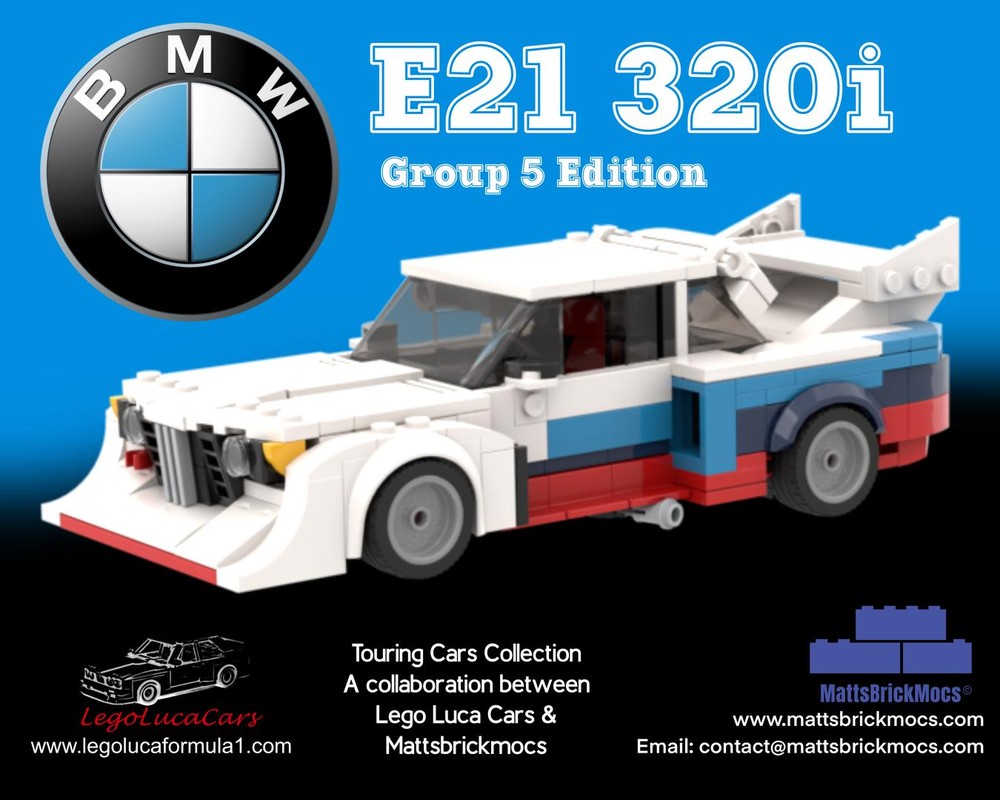 Lego BMW E21 380i Group 5 Race Car