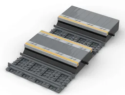 Brick Cross two track small plattform extension