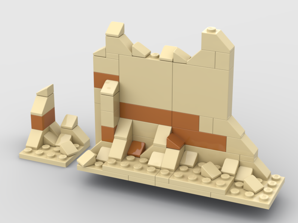 Lego Desert Scenery