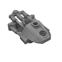 Large Figure Limb Cover (Toa Inika) / Pearl Dark Gray