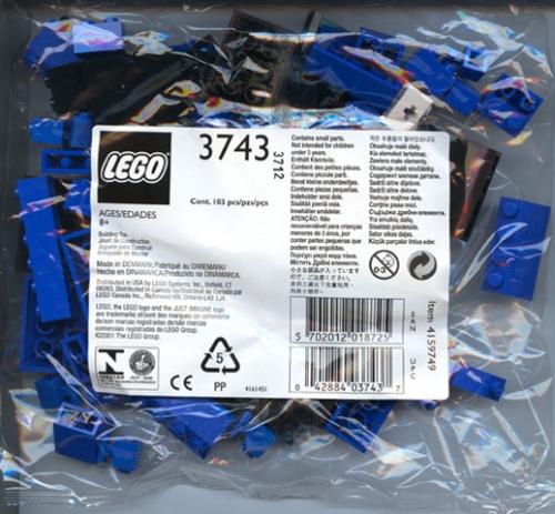 Lego Locomotive Blue Bricks