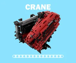 Large knuckle boom crane