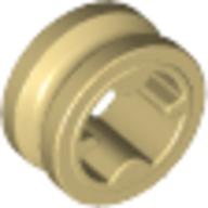 Lego Technic Bush 1/2 Smooth with Axle Hole Reduced / Tan