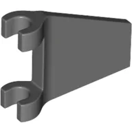 Flag 2 x 2 Trapezoid with Flared Area between Clips / Dark Bluish Gray