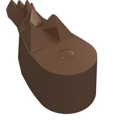 Animal Body Part, Alligator / Crocodile / Dragon / Dinosaur Tail / Brown