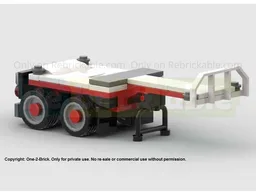 Cabover with 20ft Container trailer