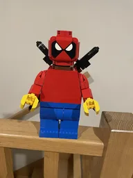 Up-Scaled LEGO Minifigure - Deadpool